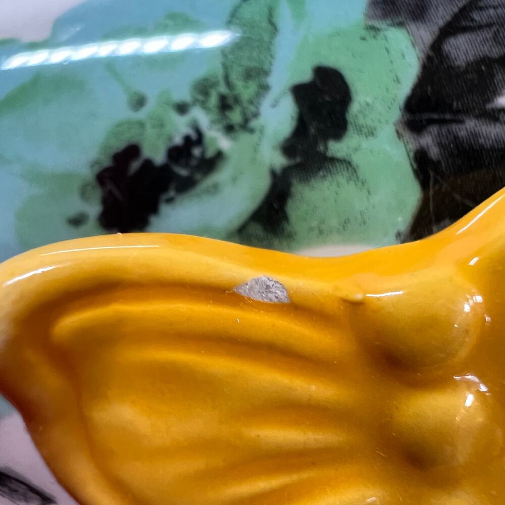 The Pioneer Woman Flea Market Floral Butter Dish Butterfly Yellow Butterfly - Picture 8 of 8